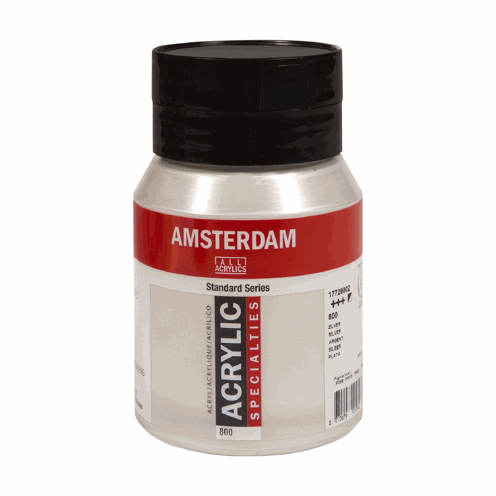 Amsterdam Standard Acrylic 500ML SILVER **ND**