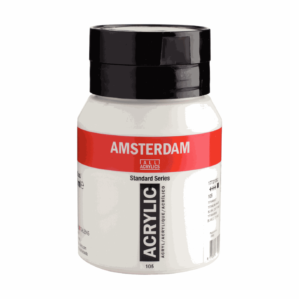 Amsterdam Standard Acrylic 500ML TITAN.WHITE **ND**