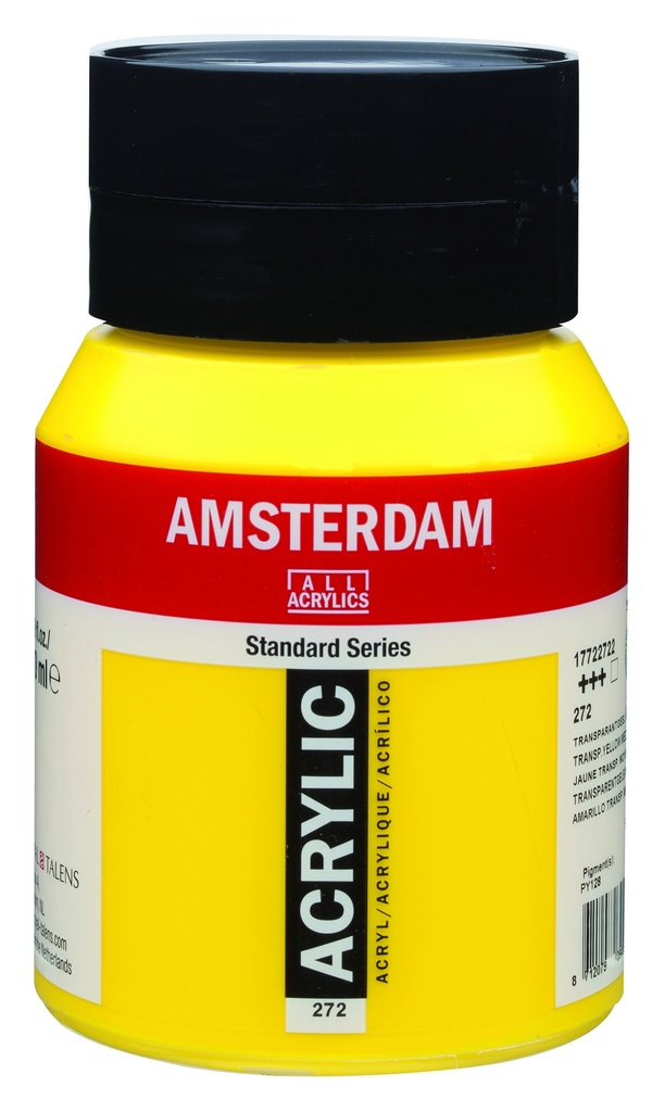 Amsterdam Standard Acrylic 500ML TRANSPARENT YELLOW MEDIUM **ND**