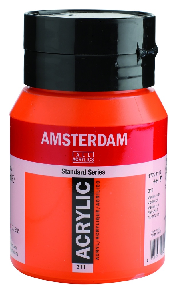 Amsterdam Standard Acrylic 500ML VERMILLION **ND**