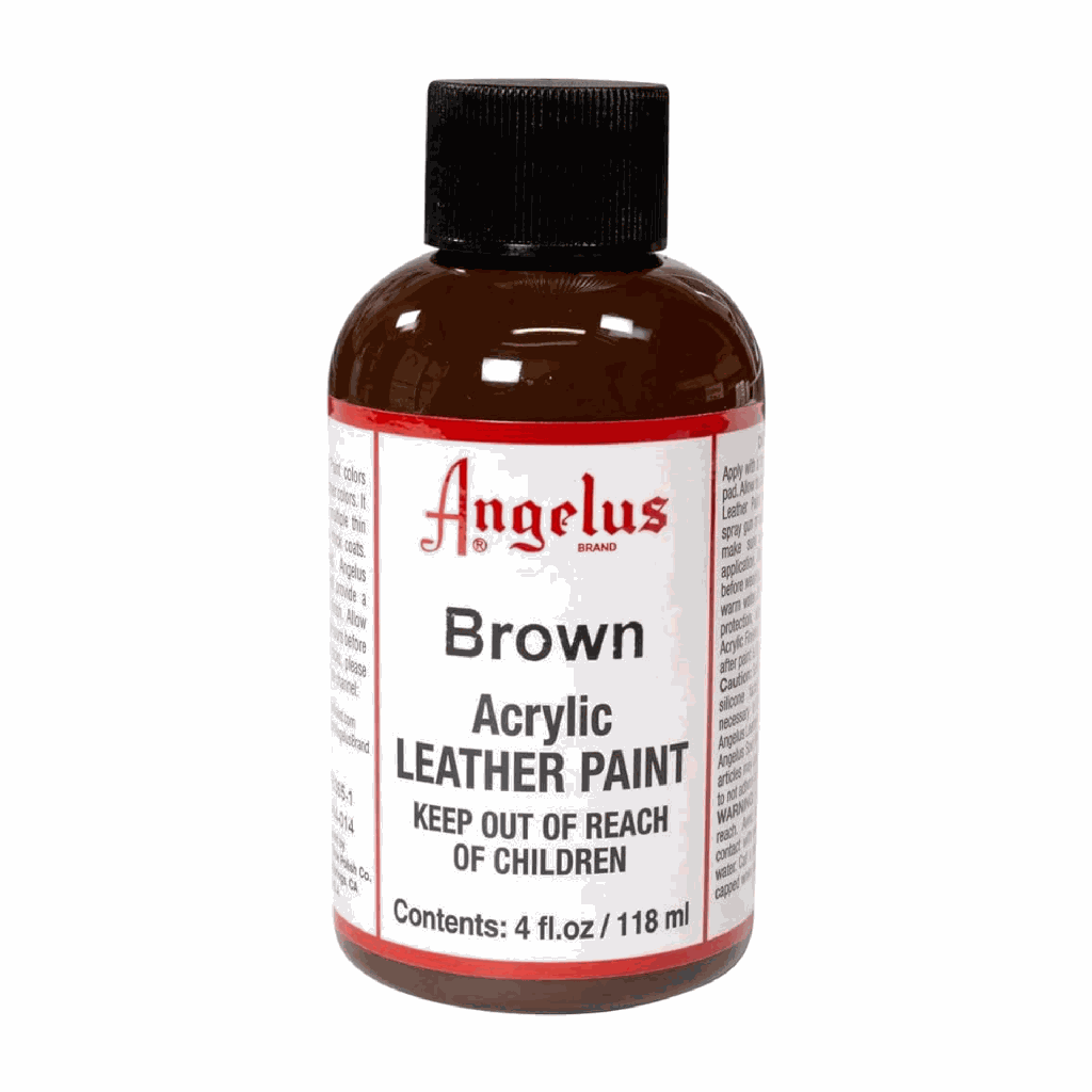 Angelus Acrylic Leather Paint Brown 4oz