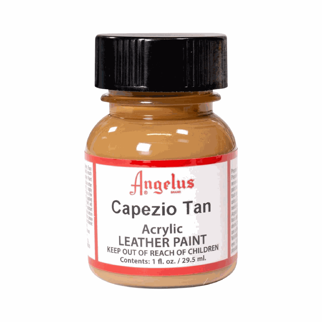 Angelus Acrylic Leather Paint Capezio Tan 1oz