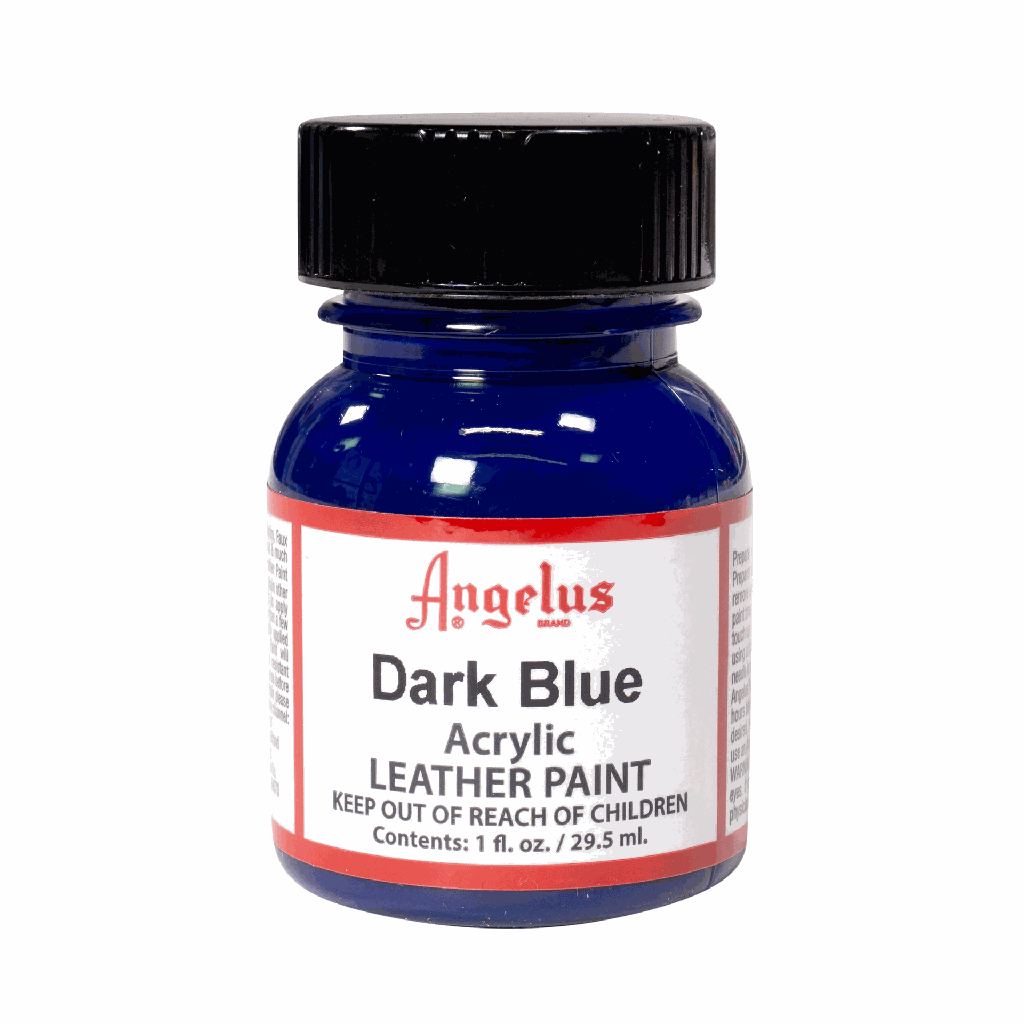Angelus Acrylic Leather Paint Dark Blue 1oz