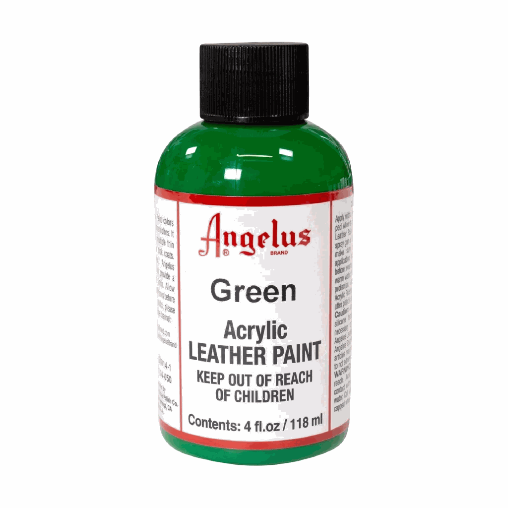 Angelus Acrylic Leather Paint Green 4oz