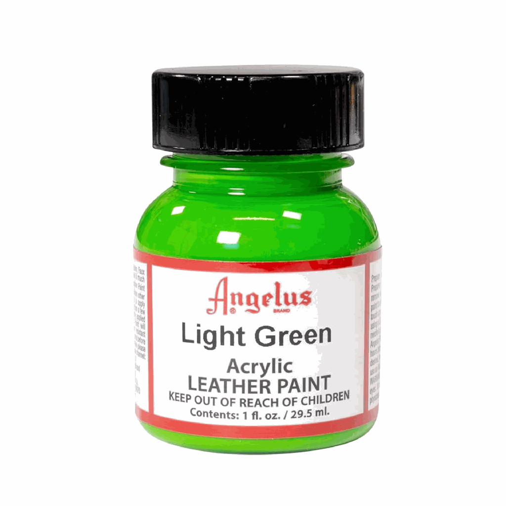 Angelus Acrylic Leather Paint Light Green 1oz