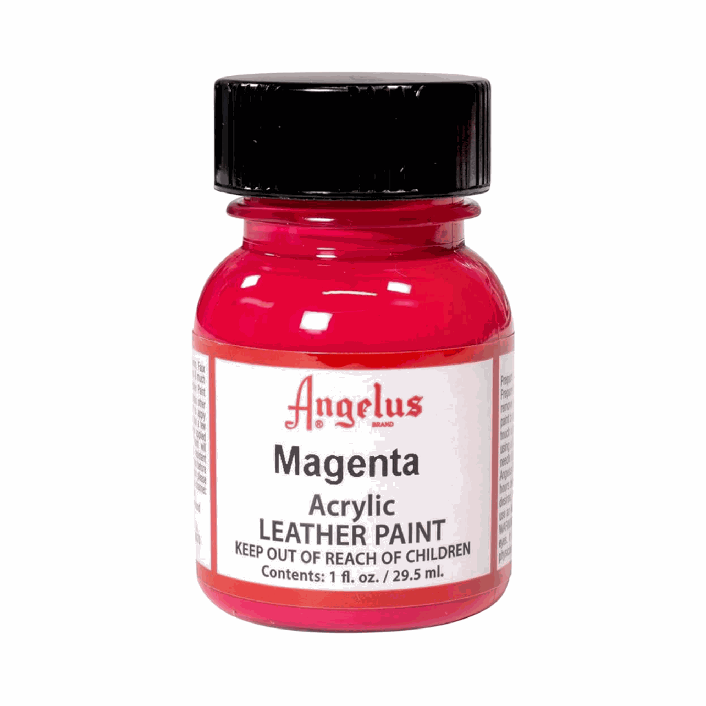 Angelus Acrylic Leather Paint Magenta 1oz