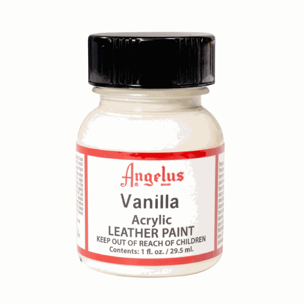 Angelus Acrylic Leather Paint Vanilla 1oz