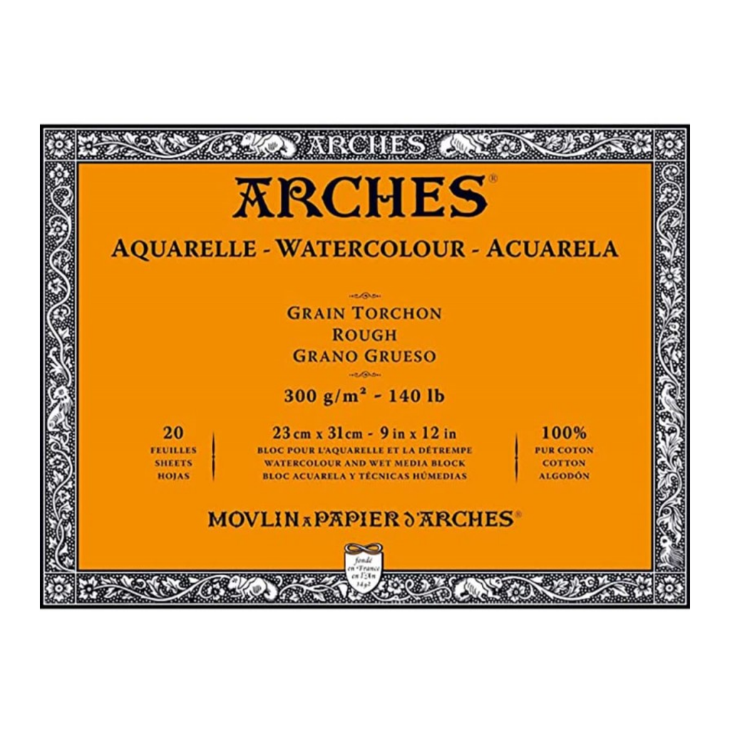 Arches Watercolour Block R 9"x12" 140lb