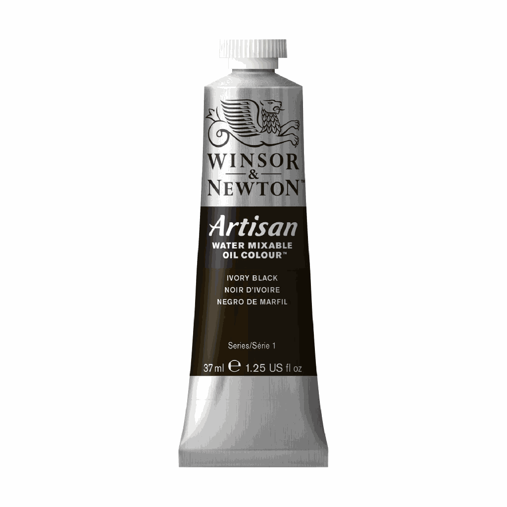 Artisan Water Mixable Oil 37ml Ivory Black