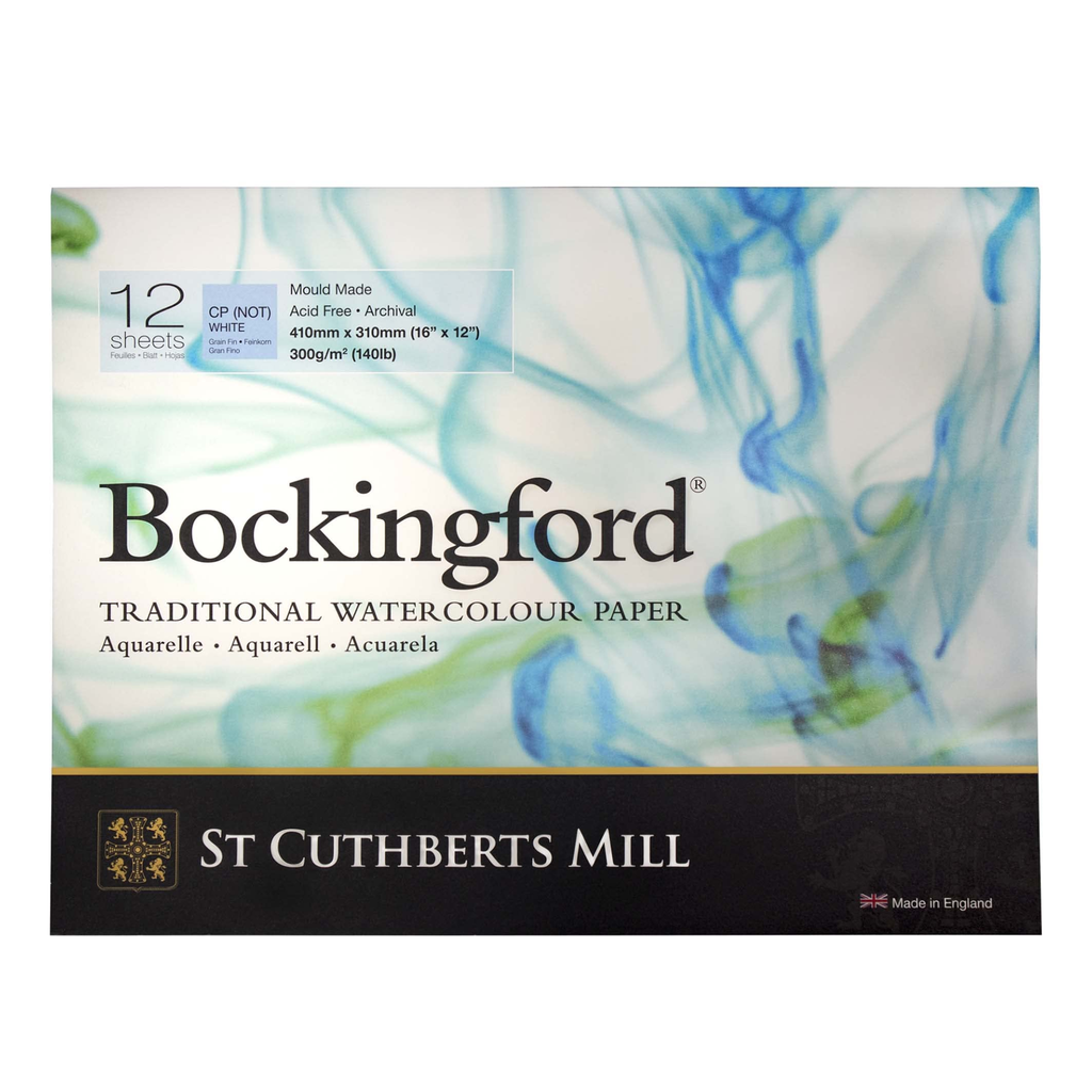 Bockingford Cloth Bound Watercolour Pad 16"x12"