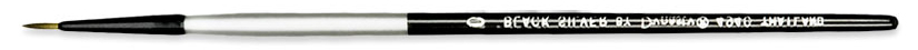 Brush Black Silver SH Short Liner 5/0