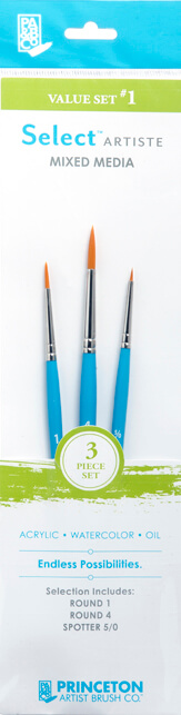 Princeton Brush Select Value Set #1 - 3 Piece Set