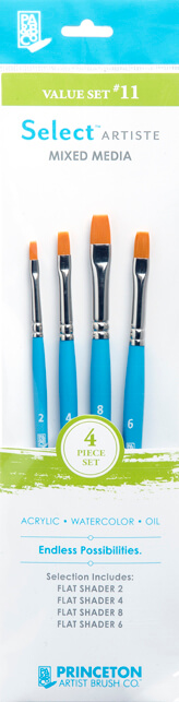 Princeton Brush Select Value Set #11 - 4 Piece Set
