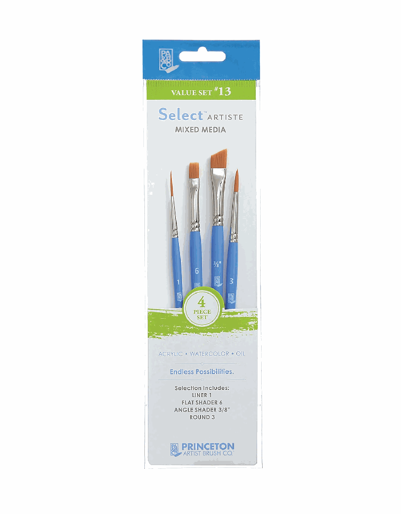 Princeton Brush Select Value Set #13 - 4 Piece Set