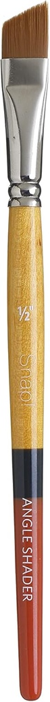 Princeton Brush SNAP Gold Taklon Angle Shader 1/2" (9650AS050)