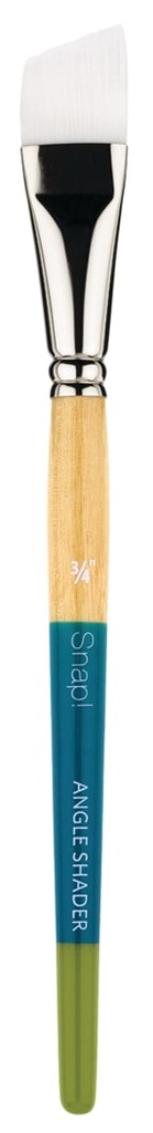 Princeton Brush SNAP White Taklon Angle Shader 3/4" (9850AS075)