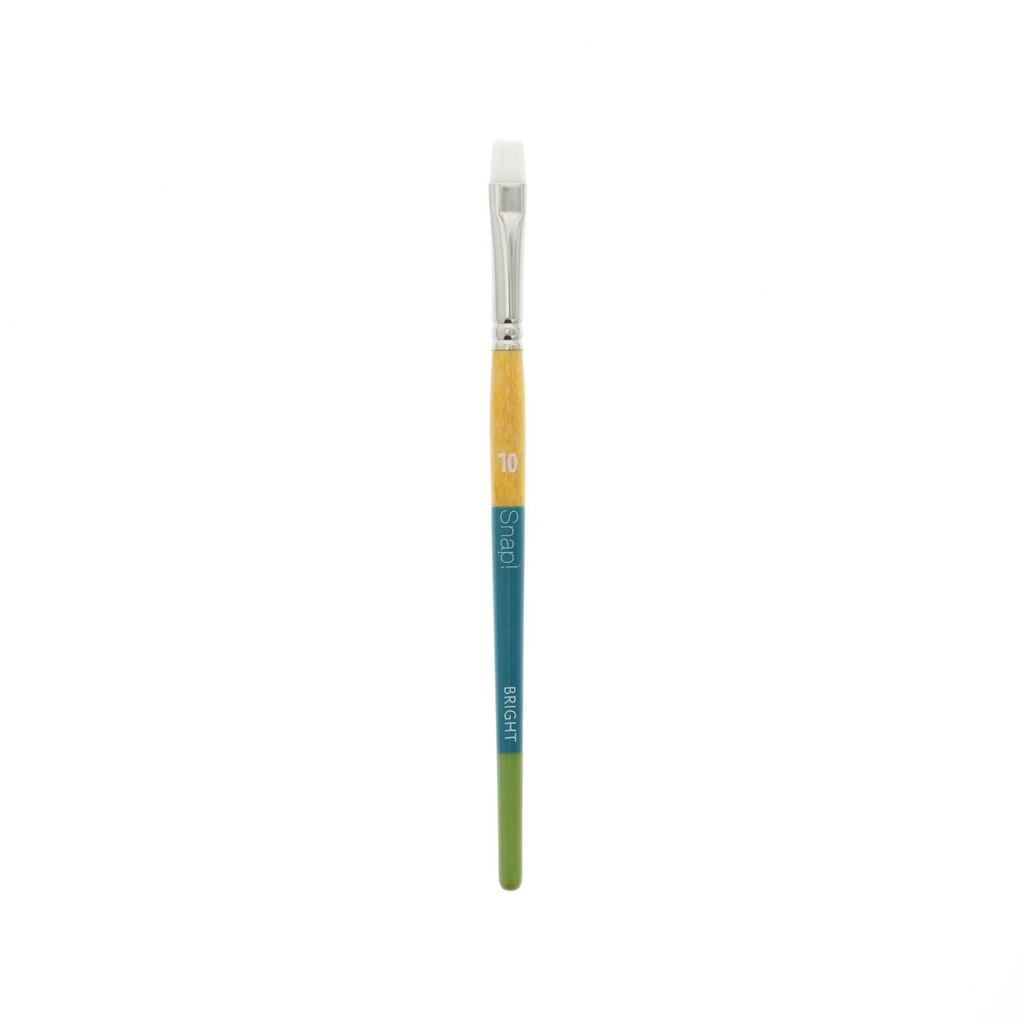 Princeton Brush SNAP White Taklon Bright Shader 10 (9850BS10)