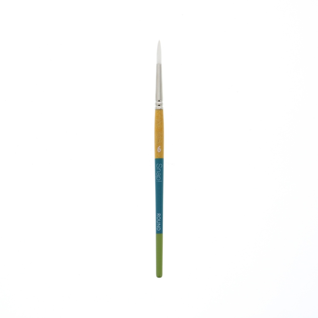 Princeton Brush SNAP White Taklon Round 6 (9850R6)