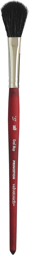Princeton Brush Velvetouch Oval Mop 1/2"
