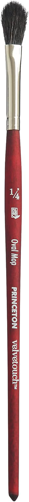 Princeton Brush Velvetouch Oval Mop 1/4"