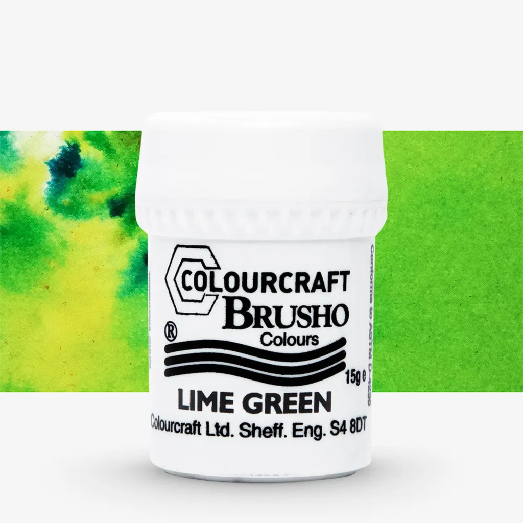 Brusho Colours 15g Lime Green **ND**