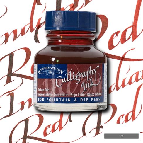 Calligraphy Ink Indian Red 30ml