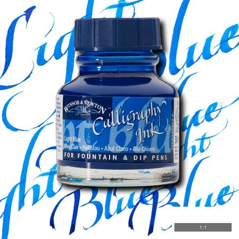 Calligraphy Ink Light Blue 30ml