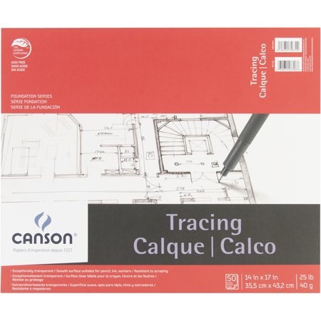 Canson Artist Series Tracing Pad 14x17 25lb_DISC