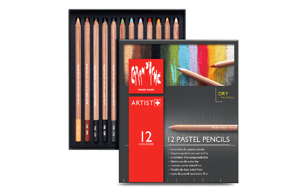 Caran D'Ache Extra-Fine Pastel Pencil Set of 12 **ND**