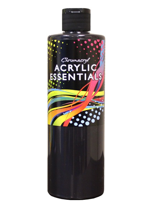 Chromacryl Acrylic Essentials 16oz - Black 50008