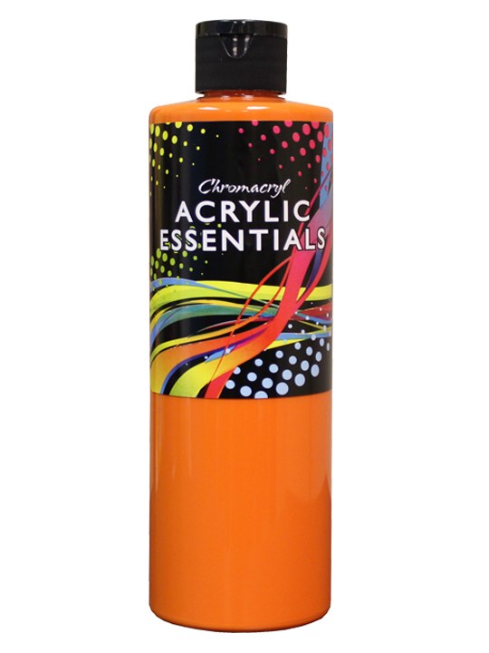 Chromacryl Acrylic Essentials 16oz - Orange 50176