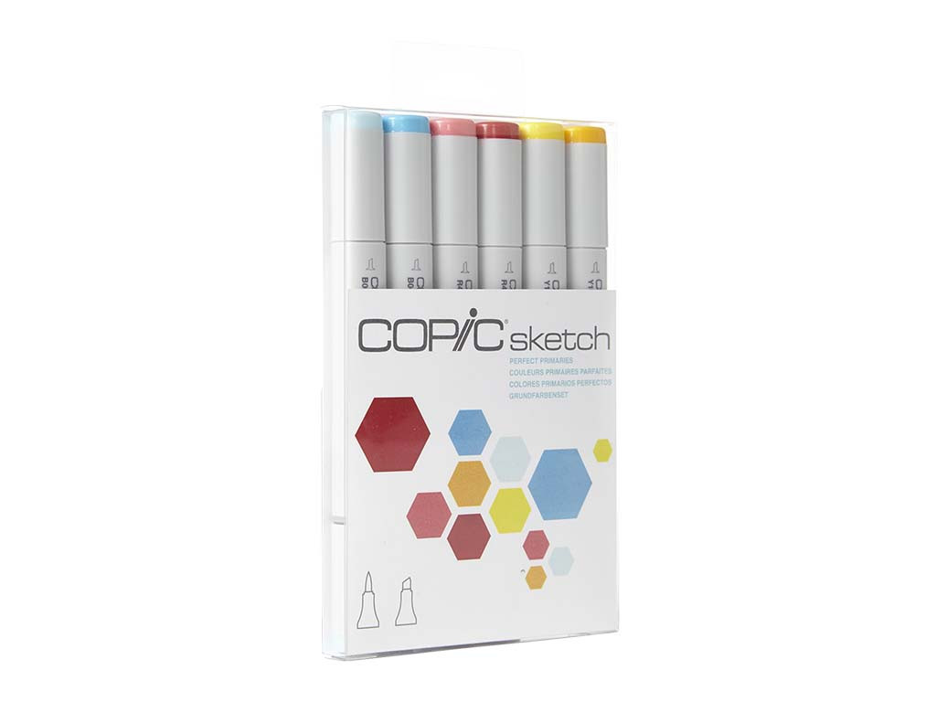 Copic Sketch Set 6pc Perfect Primaries **ND**