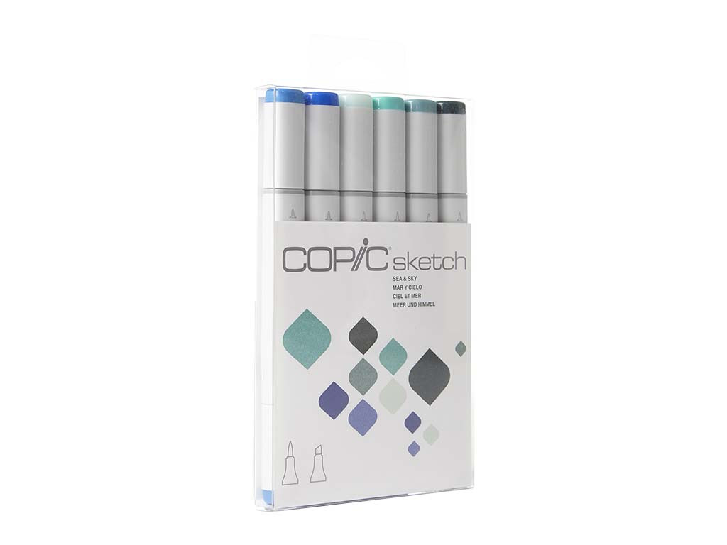 Copic Sketch Set 6pc Sea & Sky **ND**