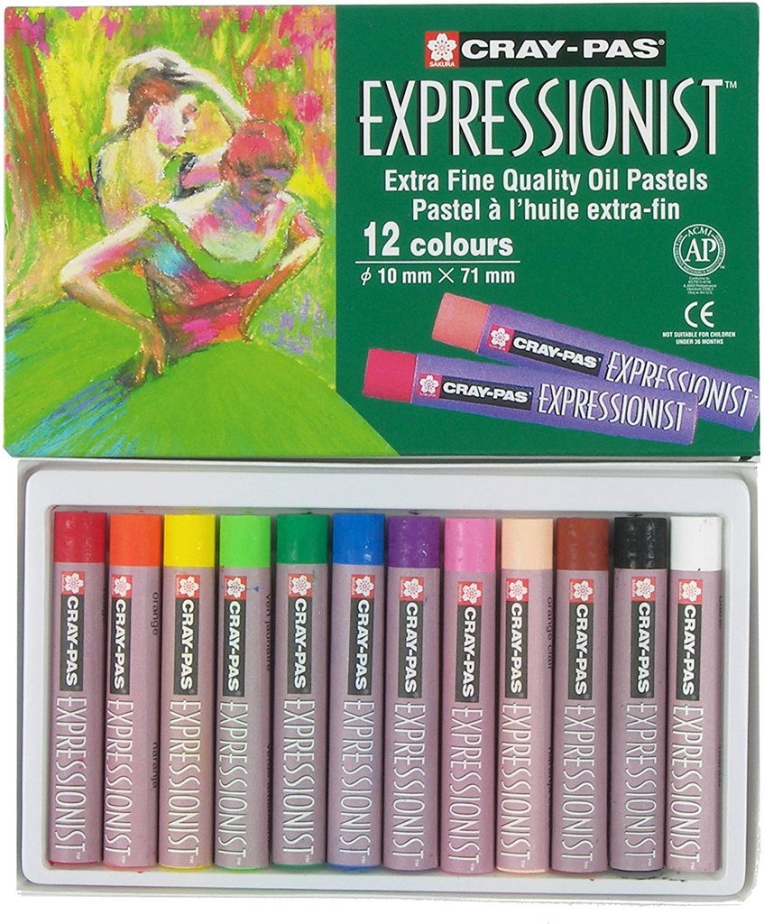 Cray-Pas Expressionist Oil Pastel Set 12