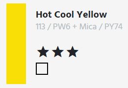 Daler Rowney FW Pearl Inks 1oz Hot Cool Yellow