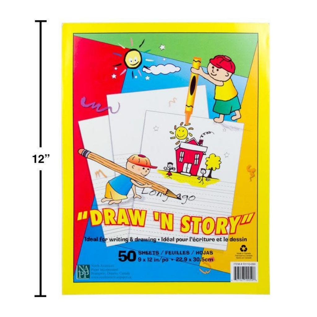 Draw & Story Pad 9x12" 50 Sheets