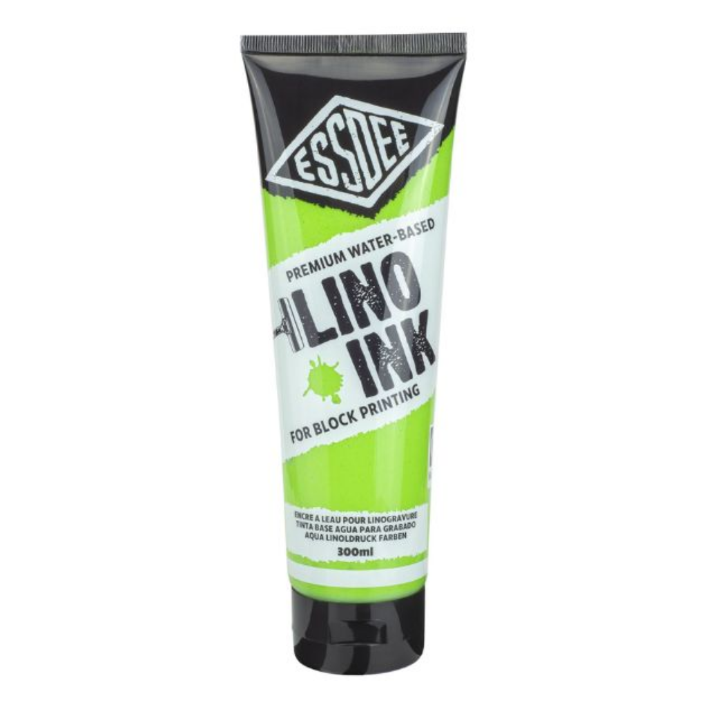 Essdee Block Printing Ink 300ml Fluorescent Green