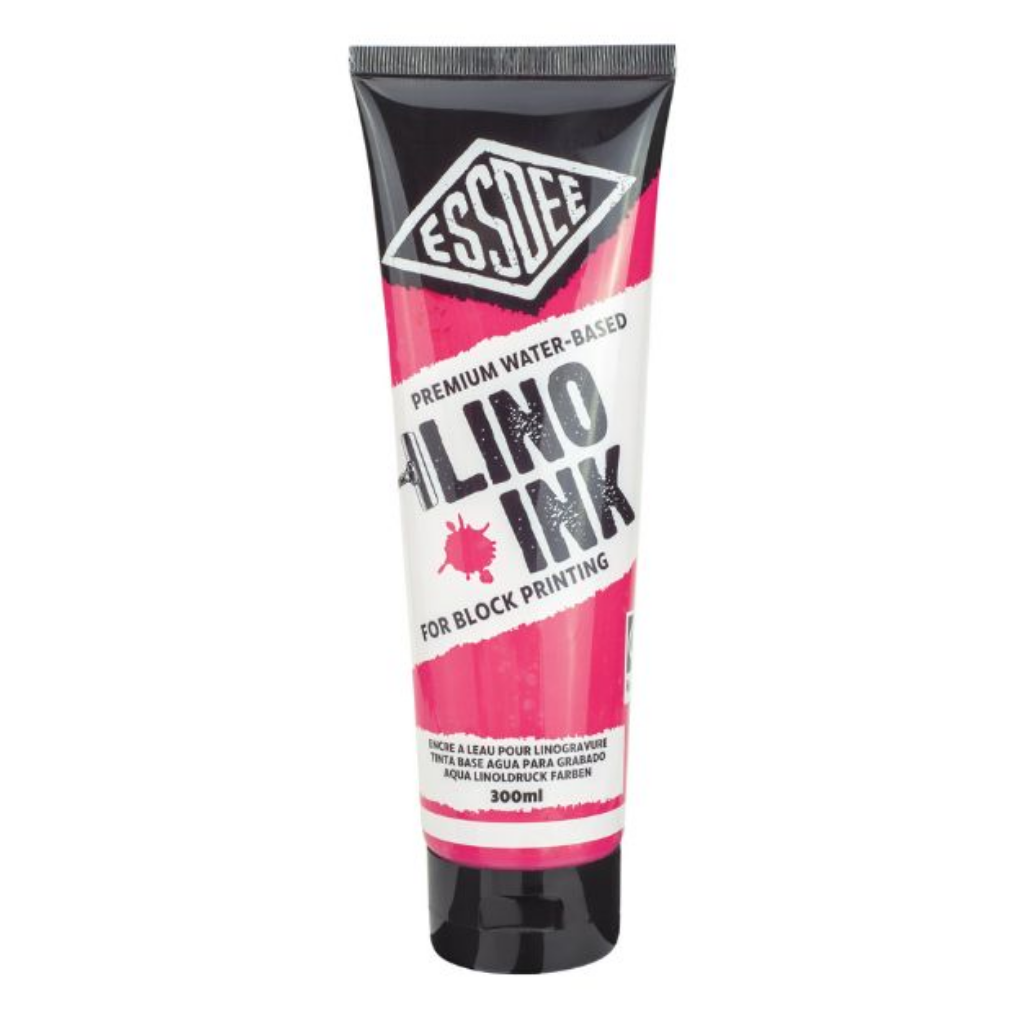 Essdee Block Printing Ink 300ml Fluorescent Pink