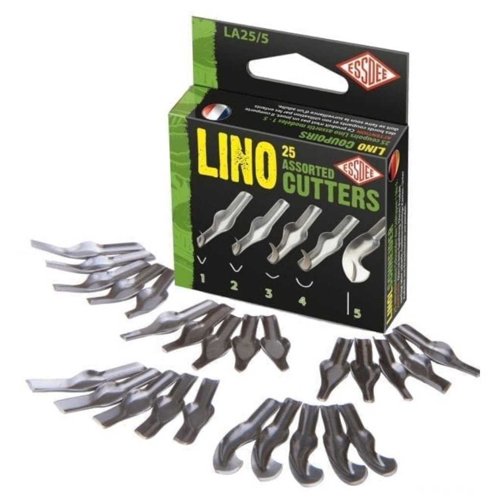 Essdee Lino Cutter Blade Set of 25 Styles 1-5