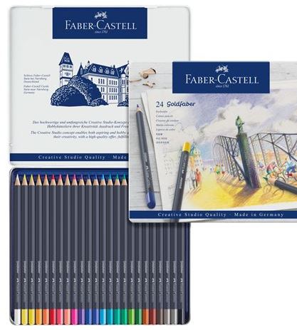 Faber Castell Goldfaber Coloured Pencil Set 24 Colour **ND**