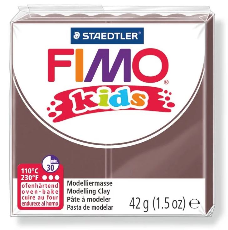Fimo Kids Modelling Clay 42g Brown