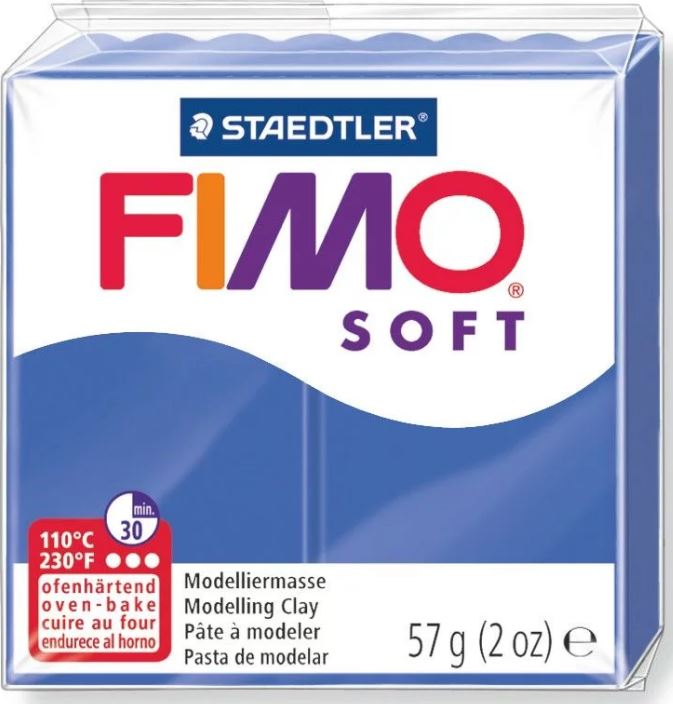 Fimo Soft Modelling Clay 2oz. Brilliant Blue