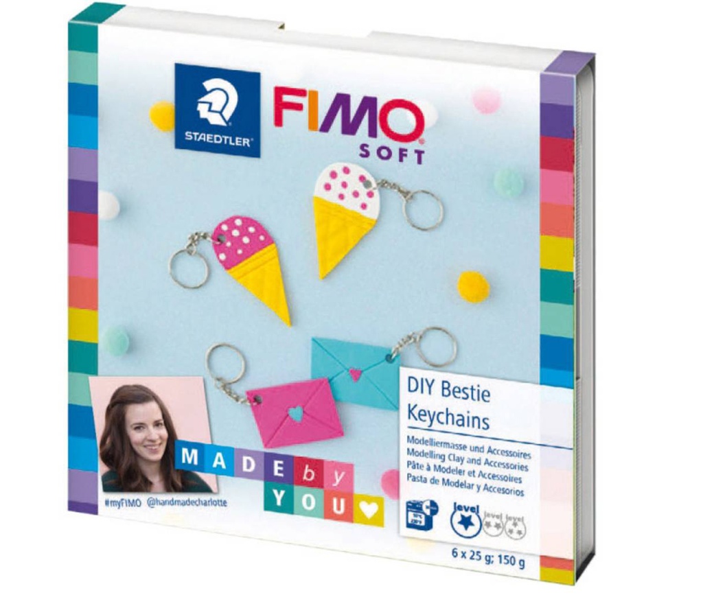 Fimo Soft Set Keychain Kit