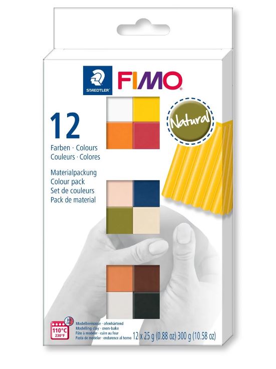 Fimo Soft Set Natural 12 Colours