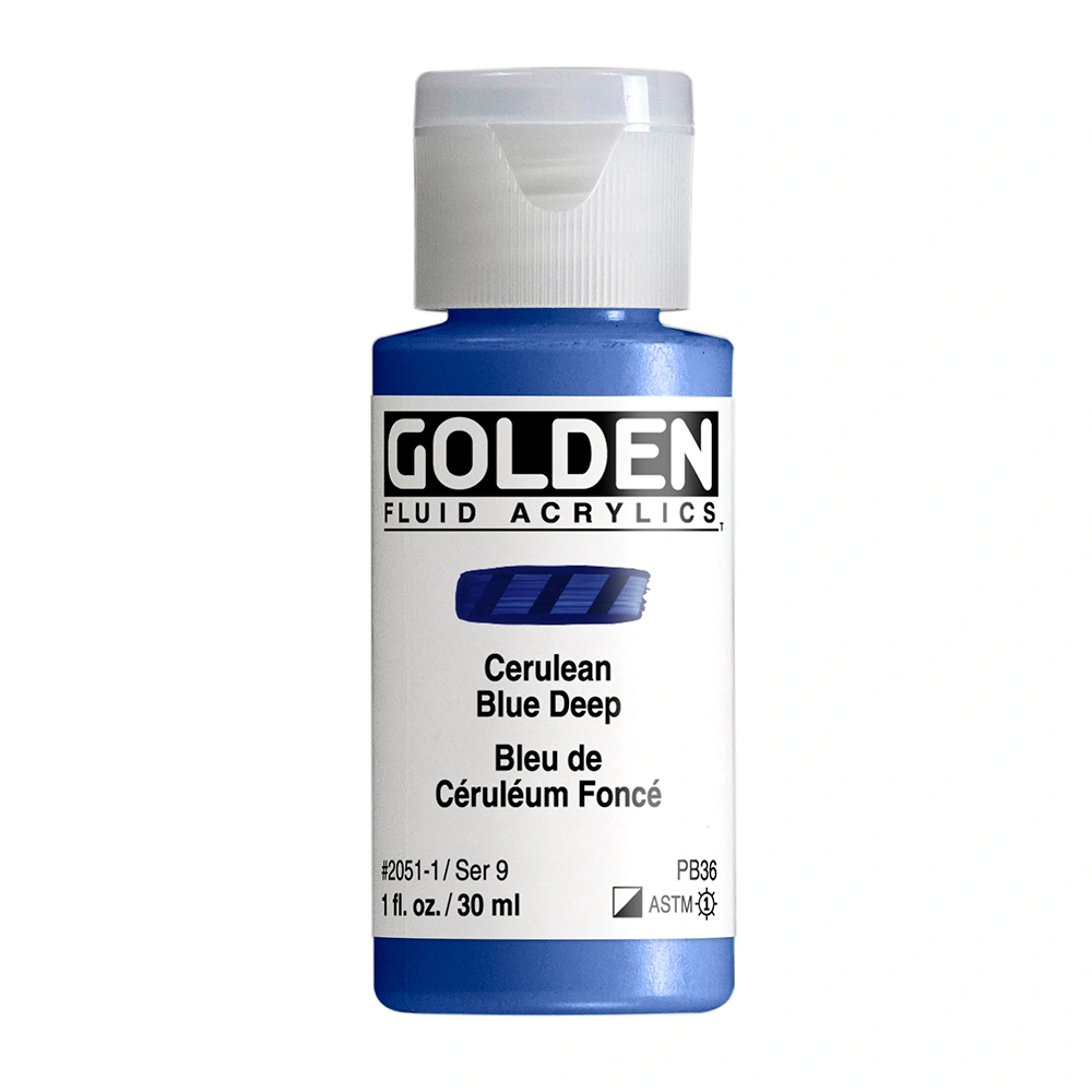 Golden Fluid 1oz. Cerulean Blue Deep S9 **ND**