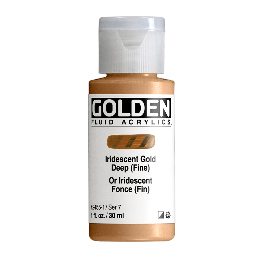 Golden Fluid 1oz. Irid Gold Deep Fine S7 **ND**