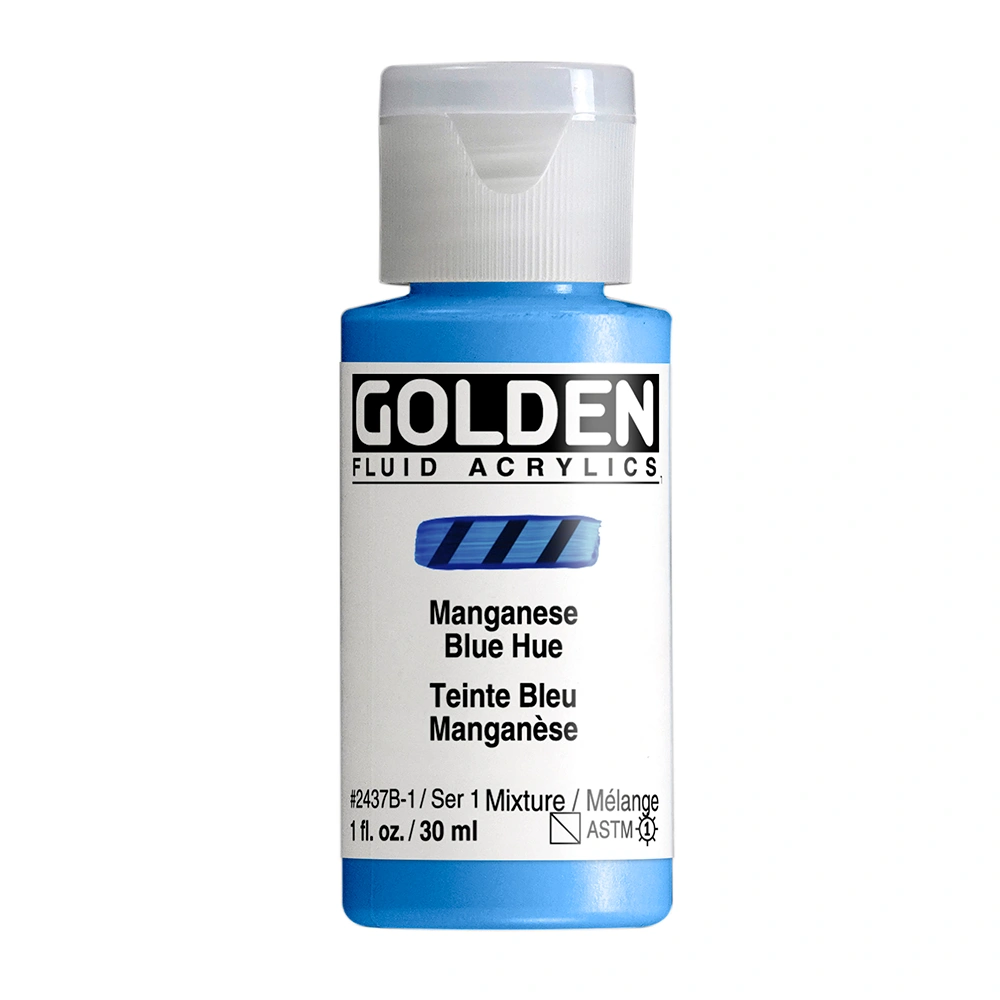 Golden Fluid 1oz. Manganese Blue Hue S1 **ND**