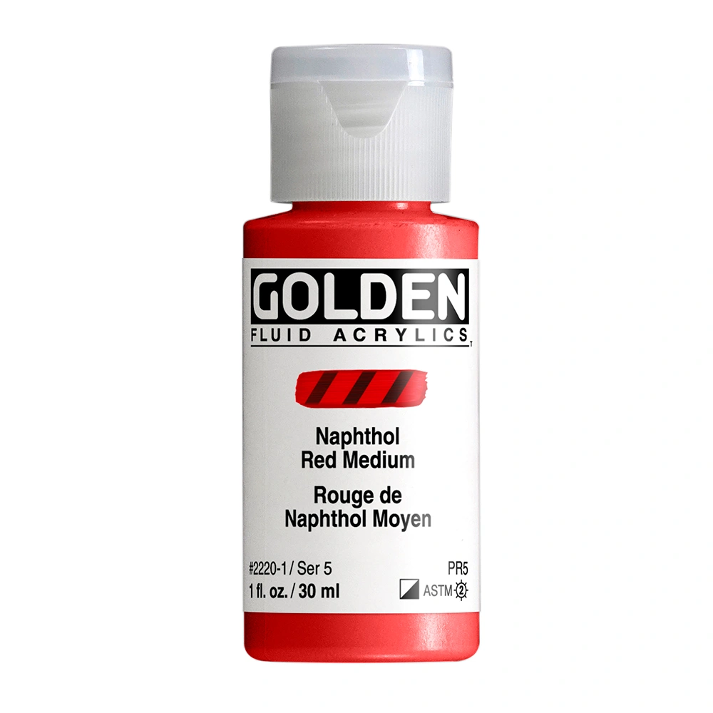 Golden Fluid 1oz. Pyrrole Red Lt S8 **ND**