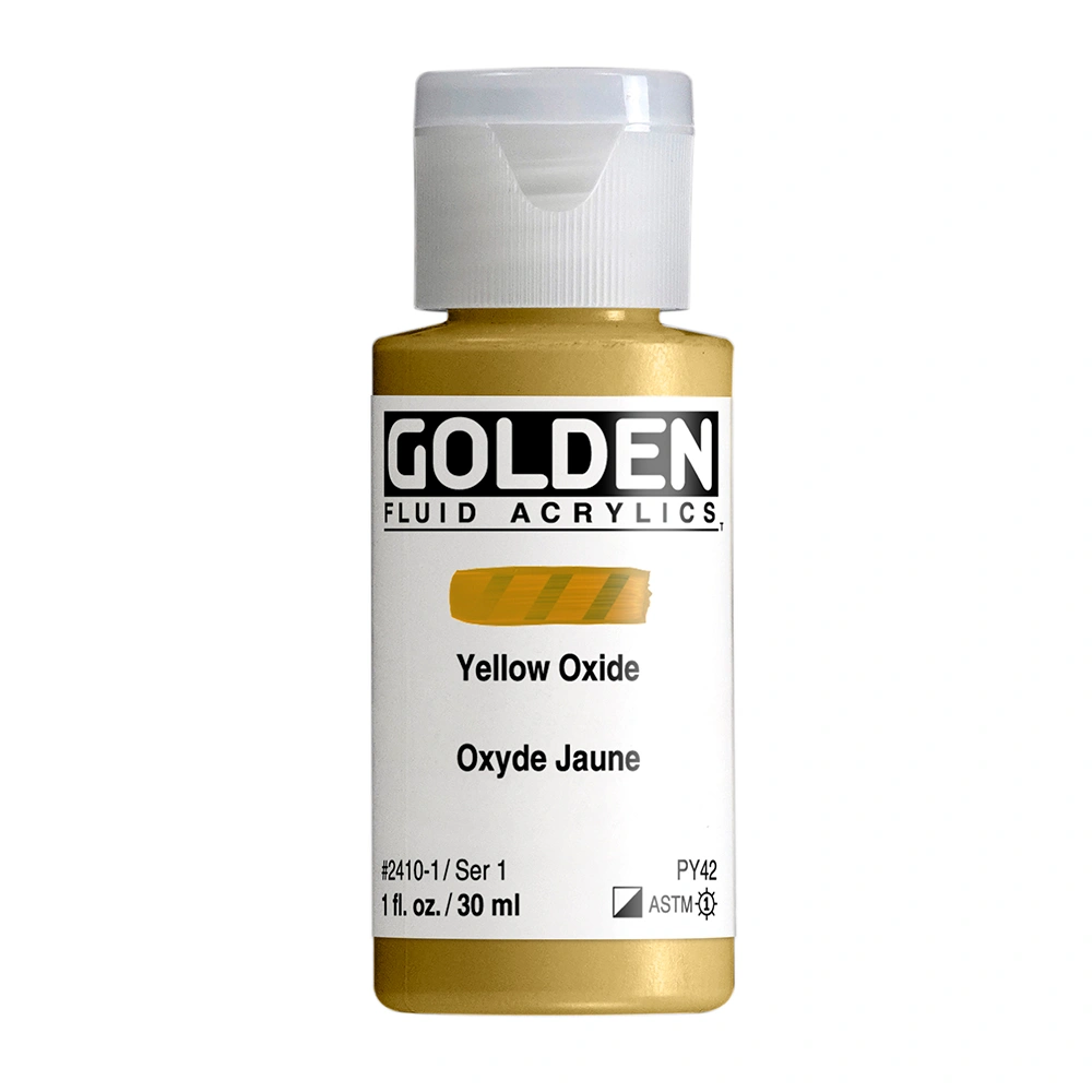 Golden Fluid 1oz. Yellow Oxide S1 **ND**