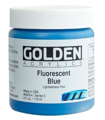 Golden Heavy Body 4oz. Jar Fluorescent Blue S5 **ND**